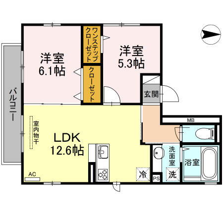 神奈川県川崎市中原区下小田中５丁目 武蔵中原駅 2LDK アパート 賃貸物件詳細
