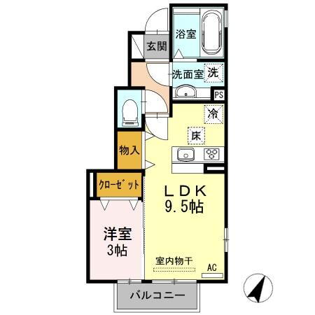 愛知県名古屋市瑞穂区片坂町３丁目 新瑞橋駅 1LDK アパート 賃貸物件詳細