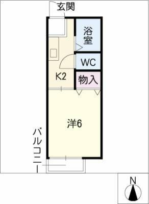 愛知県名古屋市中川区五女子２丁目 尾頭橋駅 1K アパート 賃貸物件詳細