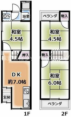 大阪府守口市大久保町３丁目 大和田駅 3DK 一戸建て 賃貸物件詳細