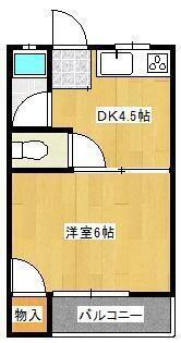 福岡県北九州市八幡西区光明２丁目 折尾駅 1K アパート 賃貸物件詳細