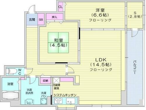 北海道札幌市北区北八条西３丁目 札幌駅 2LDK マンション 賃貸物件詳細