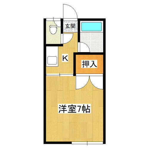 茨城県つくば市天久保２丁目 つくば駅 1K アパート 賃貸物件詳細