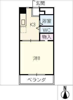 三重県津市江戸橋２丁目 江戸橋駅 1K マンション 賃貸物件詳細