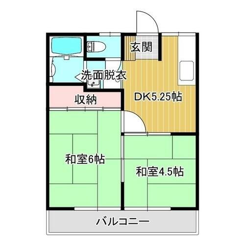 山梨県中巨摩郡昭和町西条 国母駅 2DK アパート 賃貸物件詳細