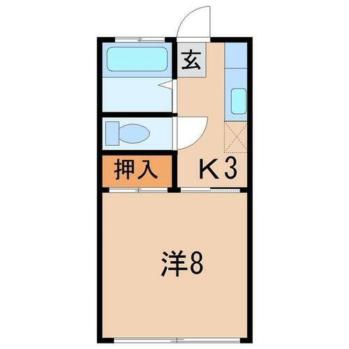 福島県福島市黒岩字田部屋 南福島駅 1K アパート 賃貸物件詳細