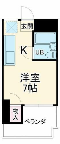 神奈川県相模原市緑区西橋本３丁目 橋本駅 1K マンション 賃貸物件詳細