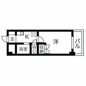 愛知県名古屋市西区花の木３丁目 浄心駅 1K マンション 賃貸物件詳細