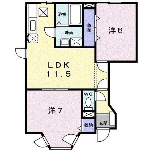 リベルテ富士 1階 2LDK 賃貸物件詳細