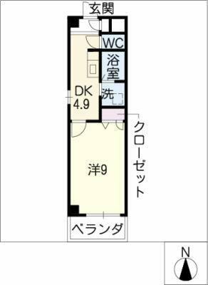 愛知県あま市坂牧向江 中村公園駅 1DK マンション 賃貸物件詳細