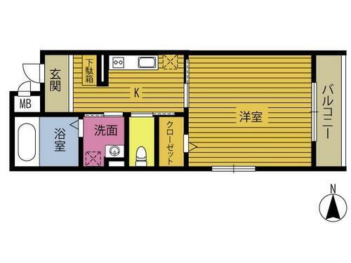 大分県別府市石垣東６丁目 別府駅 1K マンション 賃貸物件詳細