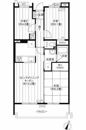 東京都三鷹市上連雀１丁目 三鷹駅 3LDK マンション 賃貸物件詳細