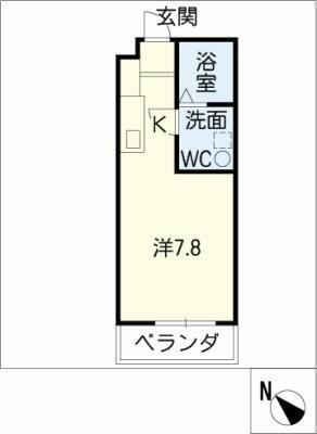 ２７０　ａｐａｒｔｍｅｎｔ＃１ 4階 ワンルーム 賃貸物件詳細