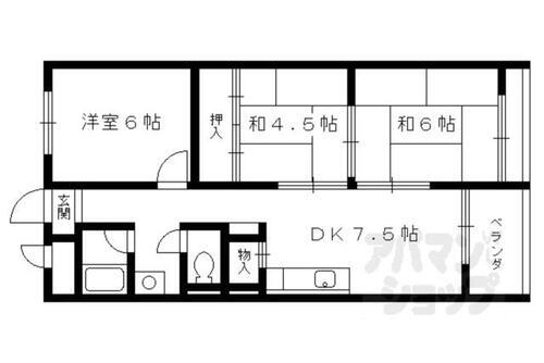 京都府向日市物集女町 東向日駅 3LDK マンション 賃貸物件詳細