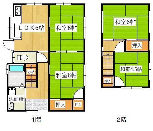 岡山県倉敷市南畝３丁目 水島駅 4DK 一戸建て 賃貸物件詳細