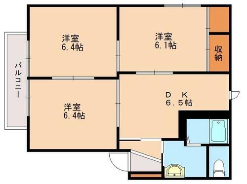 福岡県宮若市福丸 2LDK アパート 賃貸物件詳細