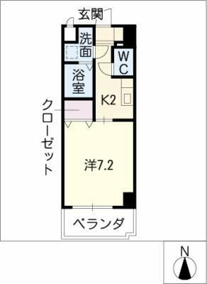 愛知県名古屋市天白区原２丁目 植田駅 1K マンション 賃貸物件詳細