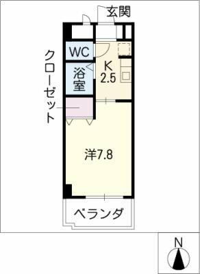 愛知県名古屋市天白区原２丁目 植田駅 1K マンション 賃貸物件詳細