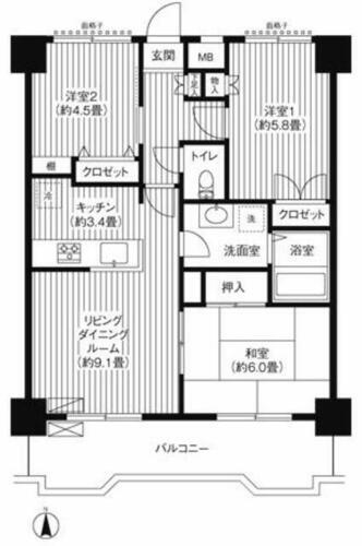 東京都江戸川区西葛西６丁目 西葛西駅 3LDK マンション 賃貸物件詳細