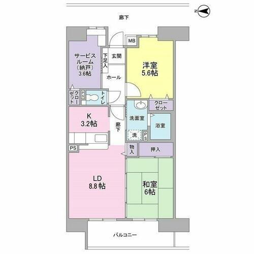 愛知県名古屋市西区浄心本通３丁目 庄内通駅 2SLDK マンション 賃貸物件詳細