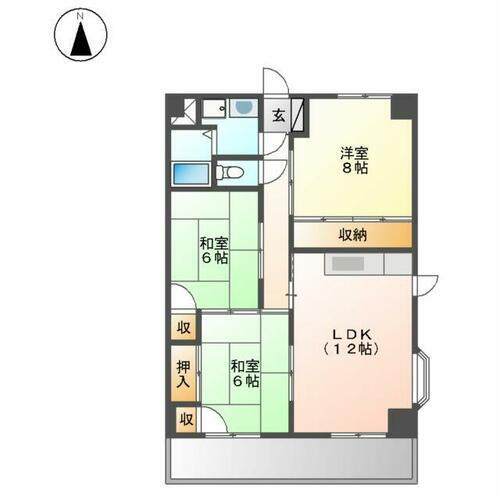 愛知県名古屋市北区大我麻町 黒川駅 3LDK マンション 賃貸物件詳細