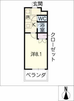 愛知県名古屋市天白区原１丁目 原駅 1K マンション 賃貸物件詳細