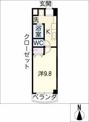 愛知県日進市赤池１丁目 赤池駅 1K マンション 賃貸物件詳細