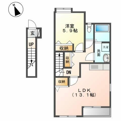 愛知県清須市西枇杷島町地領１丁目 下小田井駅 1LDK アパート 賃貸物件詳細