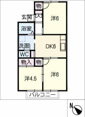 愛知県知立市新池２丁目 牛田駅 3DK アパート 賃貸物件詳細
