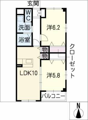 岐阜県関市稲口 関口駅 2LDK マンション 賃貸物件詳細