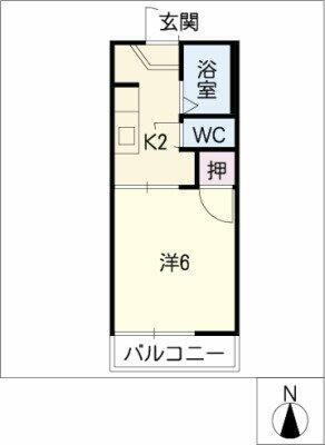 愛知県半田市桐ケ丘５丁目 成岩駅 1K アパート 賃貸物件詳細