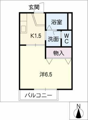 愛知県半田市緑ケ丘１丁目 亀崎駅 1K アパート 賃貸物件詳細