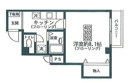 東京都豊島区北大塚３丁目 大塚駅 1K マンション 賃貸物件詳細