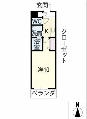 愛知県江南市飛高町栄 江南駅 1K マンション 賃貸物件詳細