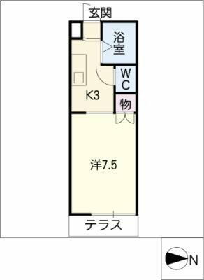 岐阜県岐阜市黒野南２丁目 岐阜駅 1K アパート 賃貸物件詳細