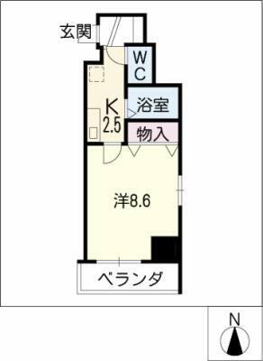 愛知県名古屋市中区丸の内２丁目 丸の内駅 1K マンション 賃貸物件詳細