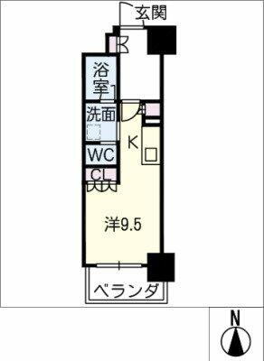 ヒヴィ・カーサ名駅西 13階 ワンルーム 賃貸物件詳細