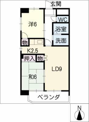 愛知県半田市桐ケ丘４丁目 成岩駅 2LDK マンション 賃貸物件詳細