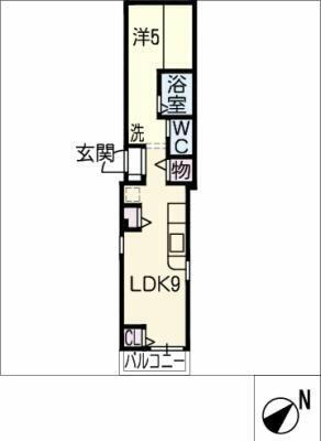 愛知県名古屋市緑区有松町大字有松字三丁山 有松駅 1LDK アパート 賃貸物件詳細