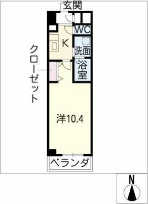 岐阜県大垣市東前２丁目 大垣駅 1K マンション 賃貸物件詳細