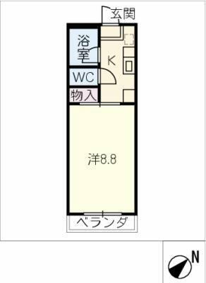 愛知県刈谷市板倉町３丁目 野田新町駅 1K マンション 賃貸物件詳細