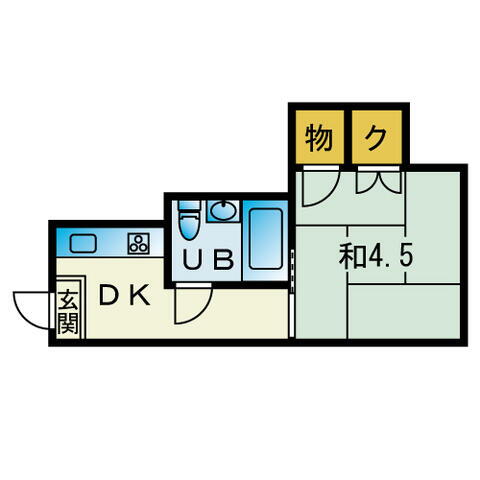 藤田荘 2階 1K 賃貸物件詳細