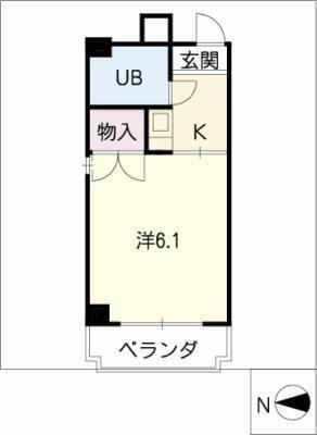 愛知県名古屋市南区外山１丁目 新瑞橋駅 1K マンション 賃貸物件詳細
