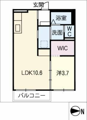 愛知県名古屋市南区白雲町 本笠寺駅 1LDK アパート 賃貸物件詳細