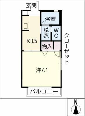三重県津市高洲町 津新町駅 1K アパート 賃貸物件詳細