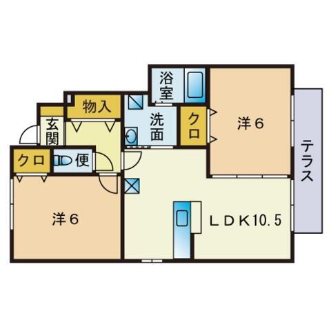 福岡県糸島市美咲が丘３丁目 美咲が丘駅 2LDK アパート 賃貸物件詳細