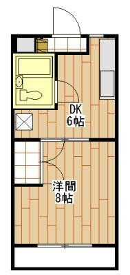 グリーンヒル 3階 1DK 賃貸物件詳細