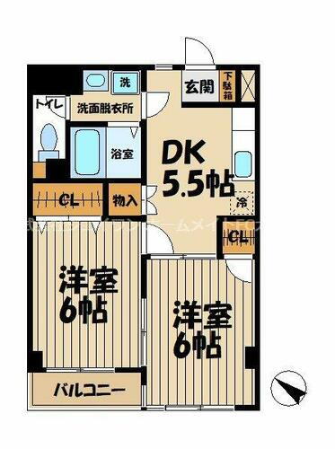 神奈川県横浜市栄区鍛冶ケ谷２丁目 本郷台駅 2DK マンション 賃貸物件詳細