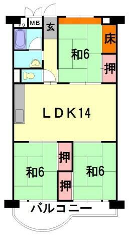 兵庫県神戸市須磨区友が丘４丁目 名谷駅 3LDK マンション 賃貸物件詳細