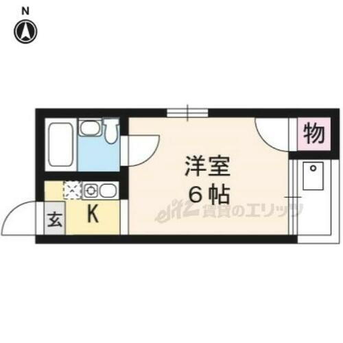 京都府京都市右京区太秦安井車道町 花園駅 1K マンション 賃貸物件詳細